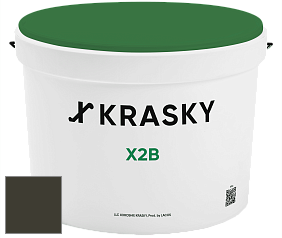 Краска X2B X Krasky глубокоматовая краска для потолков цвет RAL 6022 