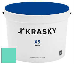 Краска X5 X Krasky матовая краска для стен и потолков цвет 1495 