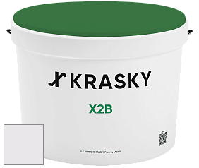 Краска X2B X Krasky глубокоматовая краска для потолков цвет NCS S 0603-R40B 