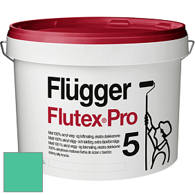 Краска Flugger Flutex Pro 5 матовая краска цвет NCS S 1055-B90G 
