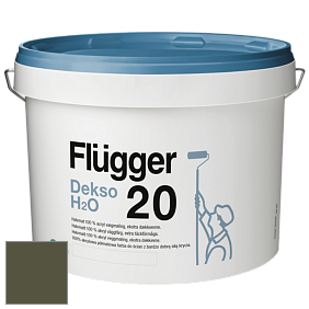Краска Flugger Dekso H2O 20 полуматовая краска цвет NCS S 7020-G50Y 