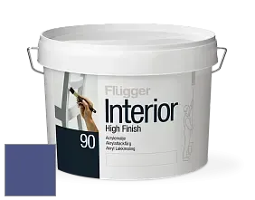 Краска Flugger Interior High Finish 90 акриловая глянцевая эмаль цвет 2457 