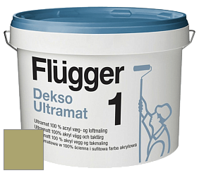 Краска Flugger Dekso 1 ультраматовая краска цвет NCS S 3030-G70Y 