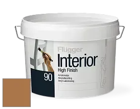 Краска Flugger Interior High Finish 90 акриловая глянцевая эмаль цвет 3358 