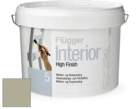 Краска Flugger Interior High Finish 5 матовая акриловая краска-грунт цвет NCS S 3010-G70Y 