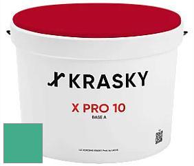 Краска X Pro 10 X Krasky матовая краска для стен и потолков цвет NCS S 2050-B90G 