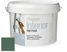 Краска Flugger Interior High Finish 5 матовая акриловая краска-грунт цвет NCS S 6020-G 