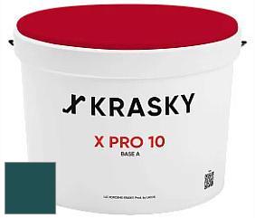 Краска X Pro 10 X Krasky матовая краска для стен и потолков цвет NCS S 6530-B30G 