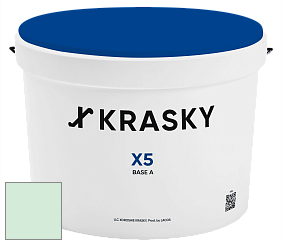 Краска X5 X Krasky матовая краска для стен и потолков цвет NCS S 0515-G 