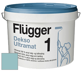 Краска Flugger Dekso 1 ультраматовая краска цвет NCS S 2020-B30G 