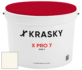 Краска X Pro 7 X Krasky матовая краска для стен и потолков цвет 4321 