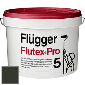 Краска Flugger Flutex Pro 5 матовая краска цвет RAL 6008 