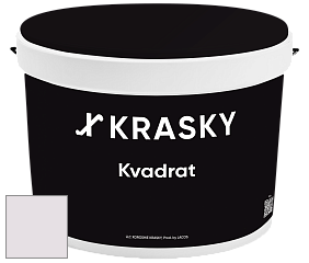 Краска X2B Kvadrat X Krasky матовая краска для потолков глубокого чёрного цвета цвет NCS S 0804-R30B 