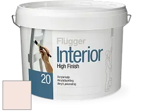 Краска Flugger Interior High Finish 20 акриловая полуматовая эмаль цвет 3391 