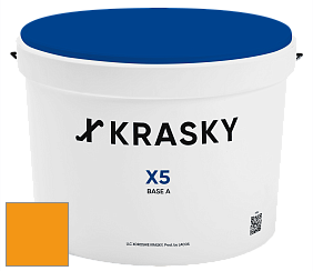 Краска X5 X Krasky матовая краска для стен и потолков цвет NCS S 1080-Y20R 
