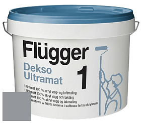 Краска Flugger Dekso 1 ультраматовая краска цвет NCS S 4005-R80B 