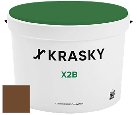 Краска X2B X Krasky глубокоматовая краска для потолков цвет RAL 8007 