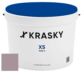 Краска X5 X Krasky матовая краска для стен и потолков цвет 4416 