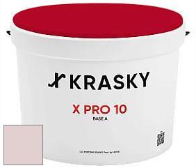 Краска X Pro 10 X Krasky матовая краска для стен и потолков цвет NCS S 1010-R10B 