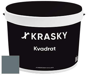Краска X2B Kvadrat X Krasky матовая краска для потолков глубокого чёрного цвета цвет NCS S 6010-B30G 