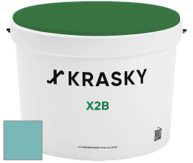 Краска X2B X Krasky глубокоматовая краска для потолков цвет NCS S 2030-B40G 