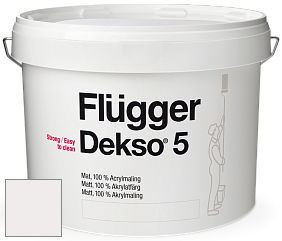 Краска Flugger Dekso 5 матовая краска цвет 5422 