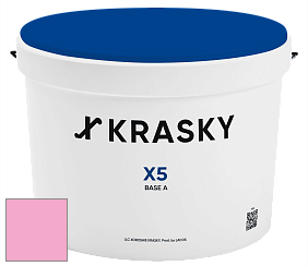 Краска X5 X Krasky матовая краска для стен и потолков цвет 1425 
