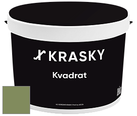 Краска X2B Kvadrat X Krasky матовая краска для потолков глубокого чёрного цвета цвет 3518 