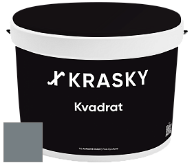 Краска X2B Kvadrat X Krasky матовая краска для потолков глубокого чёрного цвета цвет 5537 