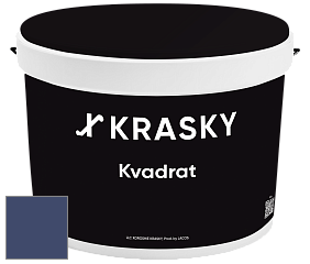 Краска X2B Kvadrat X Krasky матовая краска для потолков глубокого чёрного цвета цвет 2468 