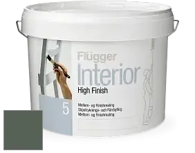 Краска Flugger Interior High Finish 5 матовая акриловая краска-грунт цвет NCS S 7010-G10Y 