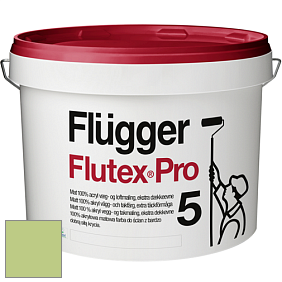 Краска Flugger Flutex Pro 5 матовая краска цвет NCS S 1040-G40Y 