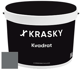 Краска X2B Kvadrat X Krasky матовая краска для потолков глубокого чёрного цвета цвет NCS S 6502-B 