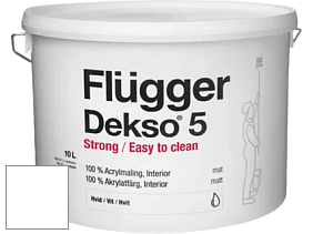 Краска Flugger Dekso 5 матовая краска цвет NO.76 