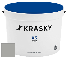 Краска X5 X Krasky матовая краска для стен и потолков цвет 5336 