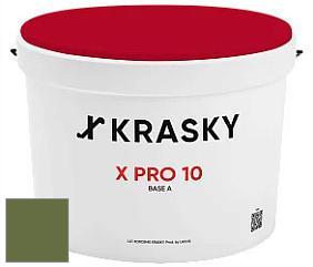 Краска X Pro 10 X Krasky матовая краска для стен и потолков цвет NCS S 5040-G40Y 