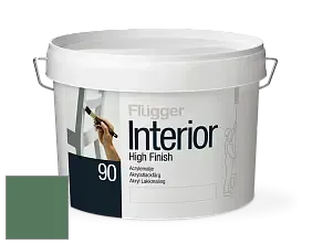 Краска Flugger Interior High Finish 90 акриловая глянцевая эмаль цвет NCS S 5030-G10Y 