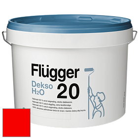Краска Flugger Dekso H2O 20 полуматовая краска цвет RAL 3024 