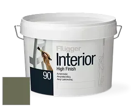 Краска Flugger Interior High Finish 90 акриловая глянцевая эмаль цвет NCS S 6020-G50Y 