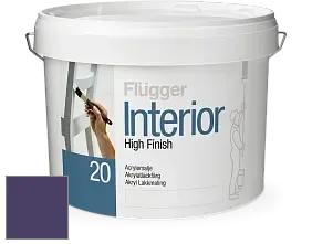 Краска Flugger Interior High Finish 20 акриловая полуматовая эмаль цвет 3448 