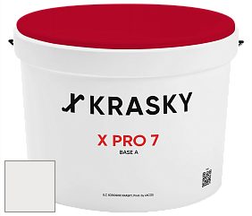 Краска X Pro 7 X Krasky матовая краска для стен и потолков цвет NCS S 0601-R 
