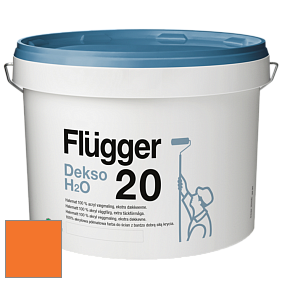 Краска Flugger Dekso H2O 20 полуматовая краска цвет RAL 2008 