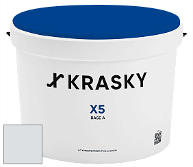 Краска X5 X Krasky матовая краска для стен и потолков цвет 5512 