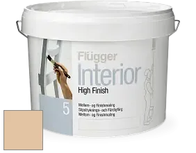 Краска Flugger Interior High Finish 5 матовая акриловая краска-грунт цвет NCS S 1515-Y30R 
