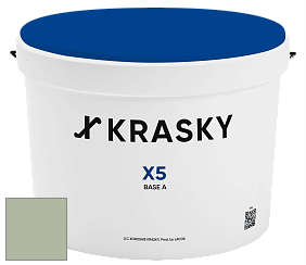 Краска X5 X Krasky матовая краска для стен и потолков цвет 4526 