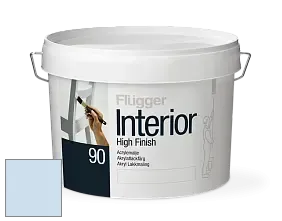 Краска Flugger Interior High Finish 90 акриловая глянцевая эмаль цвет NCS S 0515-R80B 