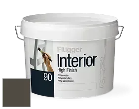 Краска Flugger Interior High Finish 90 акриловая глянцевая эмаль цвет NCS S 8005-Y 