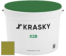 Краска X2B X Krasky глубокоматовая краска для потолков цвет NCS S 3060-G60Y 