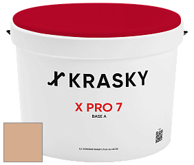 Краска X Pro 7 X Krasky матовая краска для стен и потолков цвет NCS S 2020-Y40R 