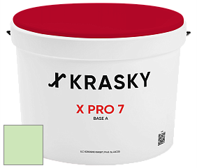 Краска X Pro 7 X Krasky матовая краска для стен и потолков цвет 2524 